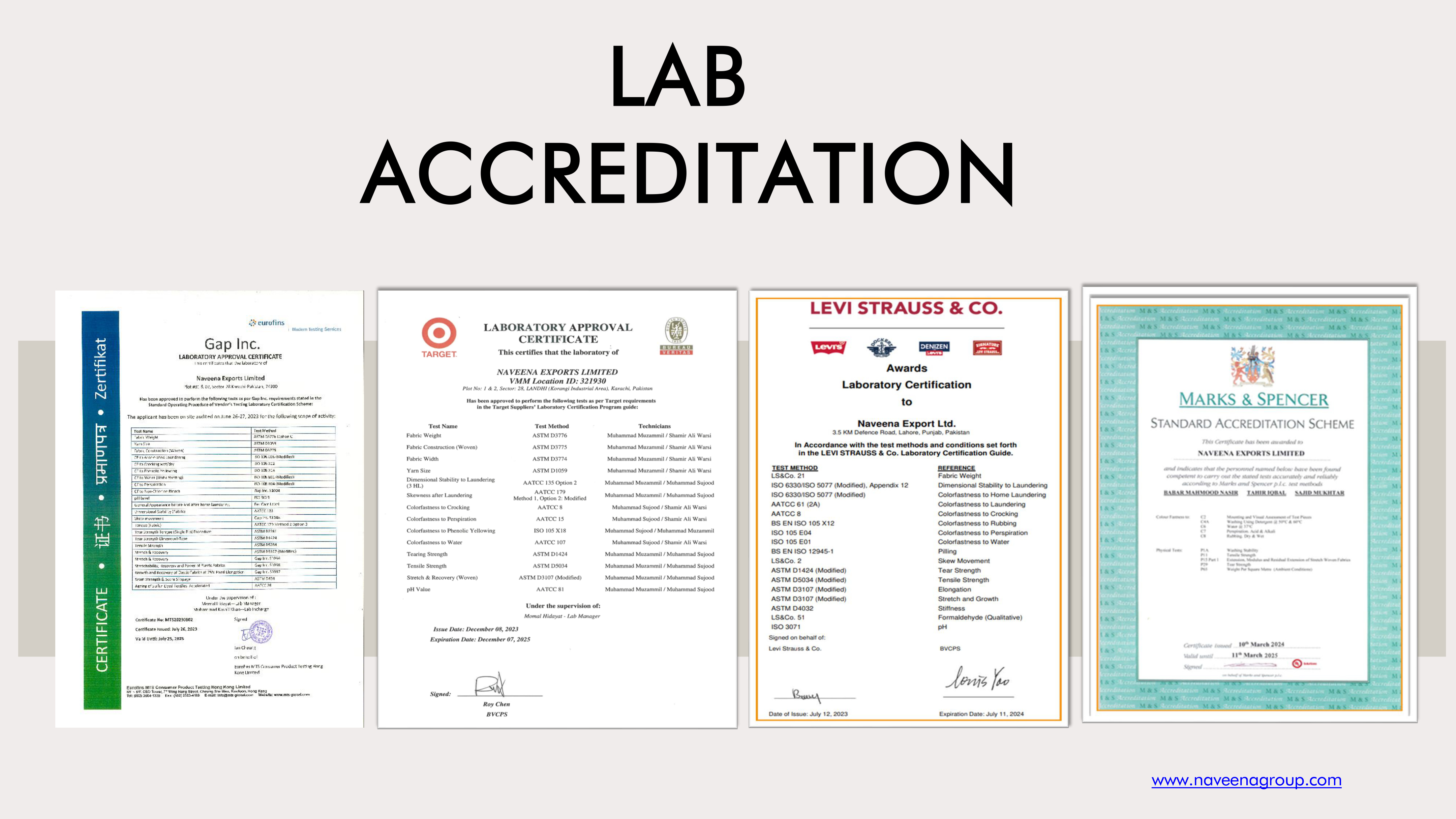 Lab Accreditation